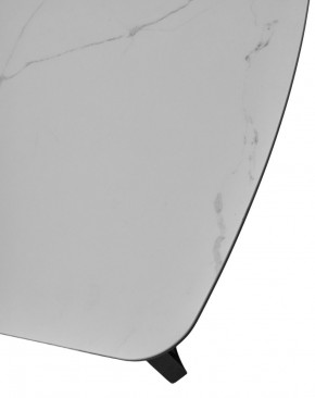 Стол RASMUS 160 TL-45 Белый мрамор, испанская керамика / черный каркас, ®DISAUR в Заречном - zarechnyy.mebel24.online | фото 6