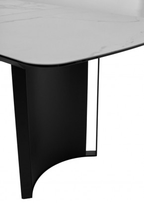 Стол RASMUS 160 TL-45 Белый мрамор, испанская керамика / черный каркас, ®DISAUR в Заречном - zarechnyy.mebel24.online | фото 7