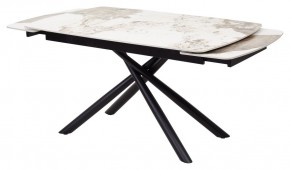 Стол RIVOLI 140 GLOSS LUXURY PANDORA SOLID CERAMIC / BLACK, ®DISAUR в Заречном - zarechnyy.mebel24.online | фото 5