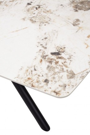 Стол RIVOLI 140 GLOSS LUXURY PANDORA SOLID CERAMIC / BLACK, ®DISAUR в Заречном - zarechnyy.mebel24.online | фото 8