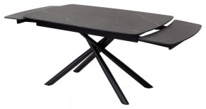 Стол RIVOLI 140 MATT BLACK MARBLE SOLID CERAMIC / BLACK, ®DISAUR в Заречном - zarechnyy.mebel24.online | фото 6