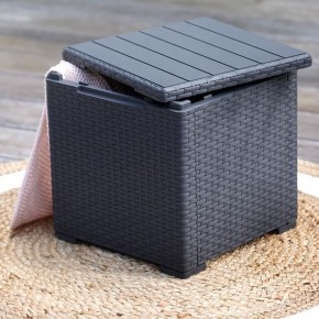 Стол с функцией хранения Виго (Vigo storage box) графит в Заречном - zarechnyy.mebel24.online | фото 1