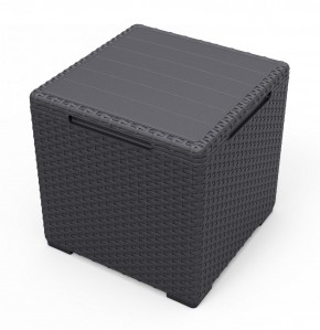 Стол с функцией хранения Виго (Vigo storage box) графит в Заречном - zarechnyy.mebel24.online | фото 2