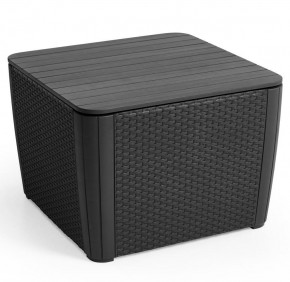 Стол-сундук Лузон Плюс (Luzon Plus Flat Wicker), графит в Заречном - zarechnyy.mebel24.online | фото 3