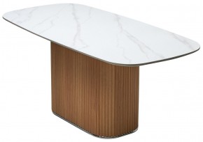 Стол TAMPA 180 цвет БЕЛЫЙ МРАМОР M326, керамика / Каркас OAK, ®DISAUR в Заречном - zarechnyy.mebel24.online | фото 7