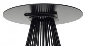 Стол TERNI 120 MATT BLACK MARBLE SOLID CERAMIC Черный мрамор матовый, керамика /Черн.каркас, ®DISAUR в Заречном - zarechnyy.mebel24.online | фото 6