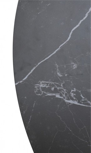 Стол TERNI 120 MATT BLACK MARBLE SOLID CERAMIC Черный мрамор матовый, керамика /Черн.каркас, ®DISAUR в Заречном - zarechnyy.mebel24.online | фото 9