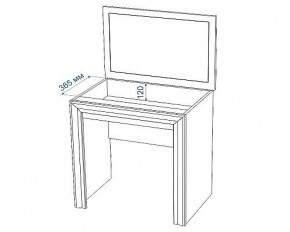 Стол туалетный Нобиле СтТ-70 в Заречном - zarechnyy.mebel24.online | фото 2