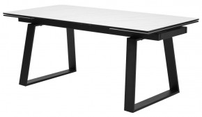 Стол VASTO 180 MARBLES KL-99 Белый мрамор матовый, итальянская керамика/ черный каркас, ®DISAUR в Заречном - zarechnyy.mebel24.online | фото