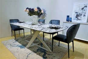 Стол VICENZA 220 BULGARI WHITE, керамика / белый, ®DISAUR в Заречном - zarechnyy.mebel24.online | фото 12