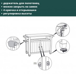 Столик для барбекю 207 Л (Unity XL 207L) в Заречном - zarechnyy.mebel24.online | фото 9