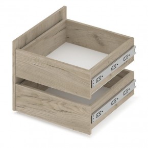 СТОУН С32 Шкаф 3-х створчатый с ящиками (камень темный/ирландский дуб) в Заречном - zarechnyy.mebel24.online | фото 5