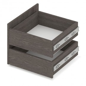 СТОУН С41 Шкаф 4-х створчатый с ящиками (анкор темный/анкор светлый) в Заречном - zarechnyy.mebel24.online | фото 5