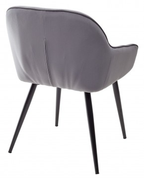Стул BREEZE BLUVEL-14 GREY, велюр / черный каркас М-City в Заречном - zarechnyy.mebel24.online | фото 2