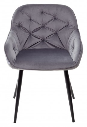 Стул BREEZE BLUVEL-14 GREY, велюр / черный каркас М-City в Заречном - zarechnyy.mebel24.online | фото 5