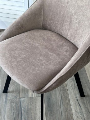 Стул CASA, 360 град. поворот. B5 Капучино, велюр / черный каркас,М-City в Заречном - zarechnyy.mebel24.online | фото 3