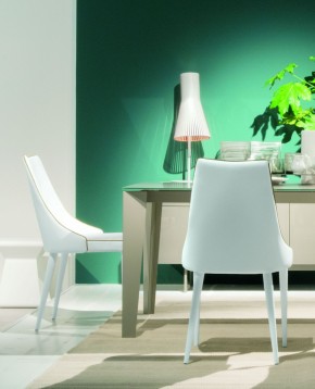 Стул CLARA 40.11 (TR505 white with sand cordonet, экокожа) в Заречном - zarechnyy.mebel24.online | фото 2