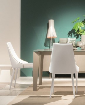 Стул CLARA 40.11 (TR505 white with sand cordonet, экокожа) в Заречном - zarechnyy.mebel24.online | фото 3