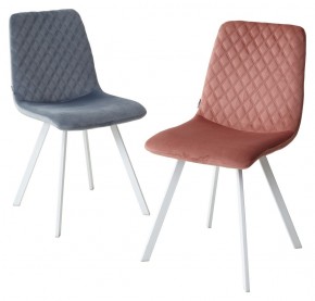 Стул DAIQUIRI BLUVEL-52 PINK / белый каркас, велюр М-City в Заречном - zarechnyy.mebel24.online | фото 2