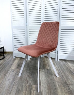 Стул DAIQUIRI BLUVEL-52 PINK / белый каркас, велюр М-City в Заречном - zarechnyy.mebel24.online | фото 7