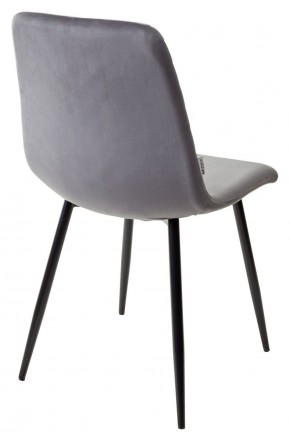 Стул DUKE BLUVEL-14 GREY, велюр / черный каркас М-City в Заречном - zarechnyy.mebel24.online | фото 3