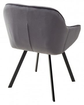 Стул GALE 360 град. поворот. BLUVEL-14 GREY, велюр/ черный каркас, М-City в Заречном - zarechnyy.mebel24.online | фото 3