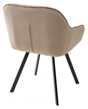 Стул GALE 360 град. поворот. BLUVEL-40 BEIGE, велюр/ черный каркас, М-City в Заречном - zarechnyy.mebel24.online | фото 4