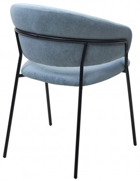 Стул ГЕММА, цвет RAIN 13 blue, велюр / черный каркас М-City в Заречном - zarechnyy.mebel24.online | фото 9