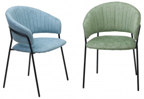 Стул ГЕММА, цвет RAIN 7 breeze, велюр / черный каркас М-City в Заречном - zarechnyy.mebel24.online | фото 6