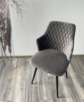 Стул HERMAN 360 град. ГРАФИТ #14, велюр / черный каркас М-City в Заречном - zarechnyy.mebel24.online | фото 3