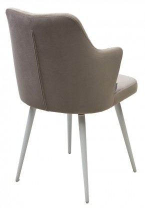 Стул HERMAN 360 град. ЛАТТЕ #25, велюр / белый каркас М-City в Заречном - zarechnyy.mebel24.online | фото 5