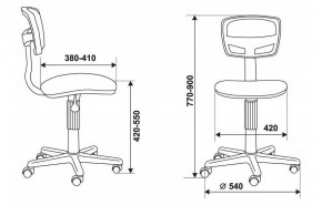 Стул компьютерный Бюрократ CH-299NX/15-21 черный в Заречном - zarechnyy.mebel24.online | фото