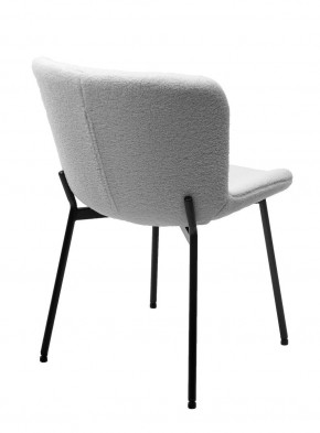 Стул RIYA UF992-01 Белый, teddy / черный каркас М-City в Заречном - zarechnyy.mebel24.online | фото 2