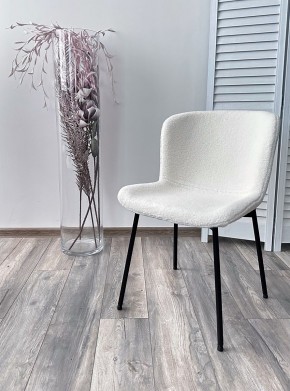 Стул RIYA UF992-01 Белый, teddy / черный каркас М-City в Заречном - zarechnyy.mebel24.online | фото 3