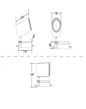 Светильник на штанге Maytoni Vuoro TR029-3-10W3K-B в Заречном - zarechnyy.mebel24.online | фото 3