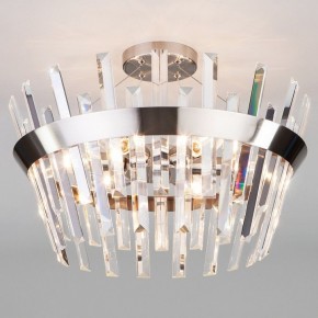 Светильник на штанге TK Lighting Steccato 10111/5 сатин-никель/прозрачный хрусталь Strotskis в Заречном - zarechnyy.mebel24.online | фото 1