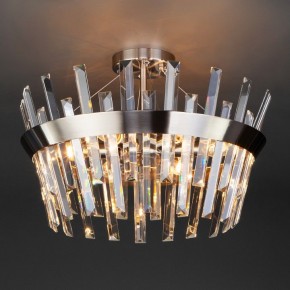 Светильник на штанге TK Lighting Steccato 10111/5 сатин-никель/прозрачный хрусталь Strotskis в Заречном - zarechnyy.mebel24.online | фото 2