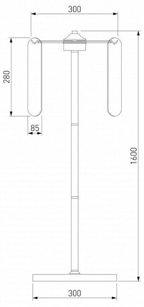 Торшер Eurosvet Claire 01171/3 золото в Заречном - zarechnyy.mebel24.online | фото 3