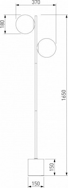 Торшер Eurosvet Marbella 01158/2 латунь в Заречном - zarechnyy.mebel24.online | фото 3
