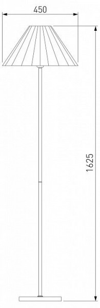 Торшер Eurosvet Peony 01133/1 хром/графит в Заречном - zarechnyy.mebel24.online | фото 3