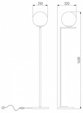 Торшер Eurosvet Shape 01214/1 хром в Заречном - zarechnyy.mebel24.online | фото 3