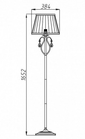 Торшер Maytoni Brionia ARM172-11-G в Заречном - zarechnyy.mebel24.online | фото 2