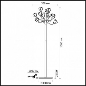 Торшер Odeon Light Gardi 5090/12F в Заречном - zarechnyy.mebel24.online | фото 5
