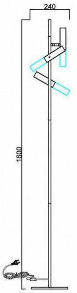 Торшер ST-Luce Eclip SL1236.405.03 в Заречном - zarechnyy.mebel24.online | фото 5