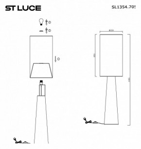 Торшер ST-Luce Jackie SL1354.705.01 в Заречном - zarechnyy.mebel24.online | фото 5