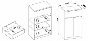 Тумба для обуви ТП-12 в Заречном - zarechnyy.mebel24.online | фото 4