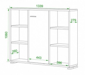 Тумба комбинированная Домино ПУ-60-2 в Заречном - zarechnyy.mebel24.online | фото 2