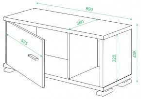 Тумба комбинированная Домино СБ-30/1 в Заречном - zarechnyy.mebel24.online | фото 3