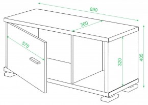 Тумба комбинированная СБ-30/1 в Заречном - zarechnyy.mebel24.online | фото 2