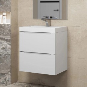 Тумба под раковину Uperwood Tanos 50 см, подвесная, белая матовая в Заречном - zarechnyy.mebel24.online | фото